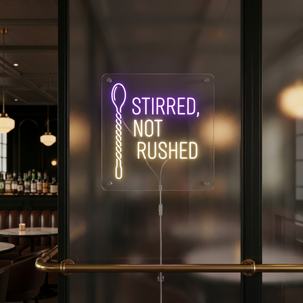 STIRRED, NOT RUSHED variant