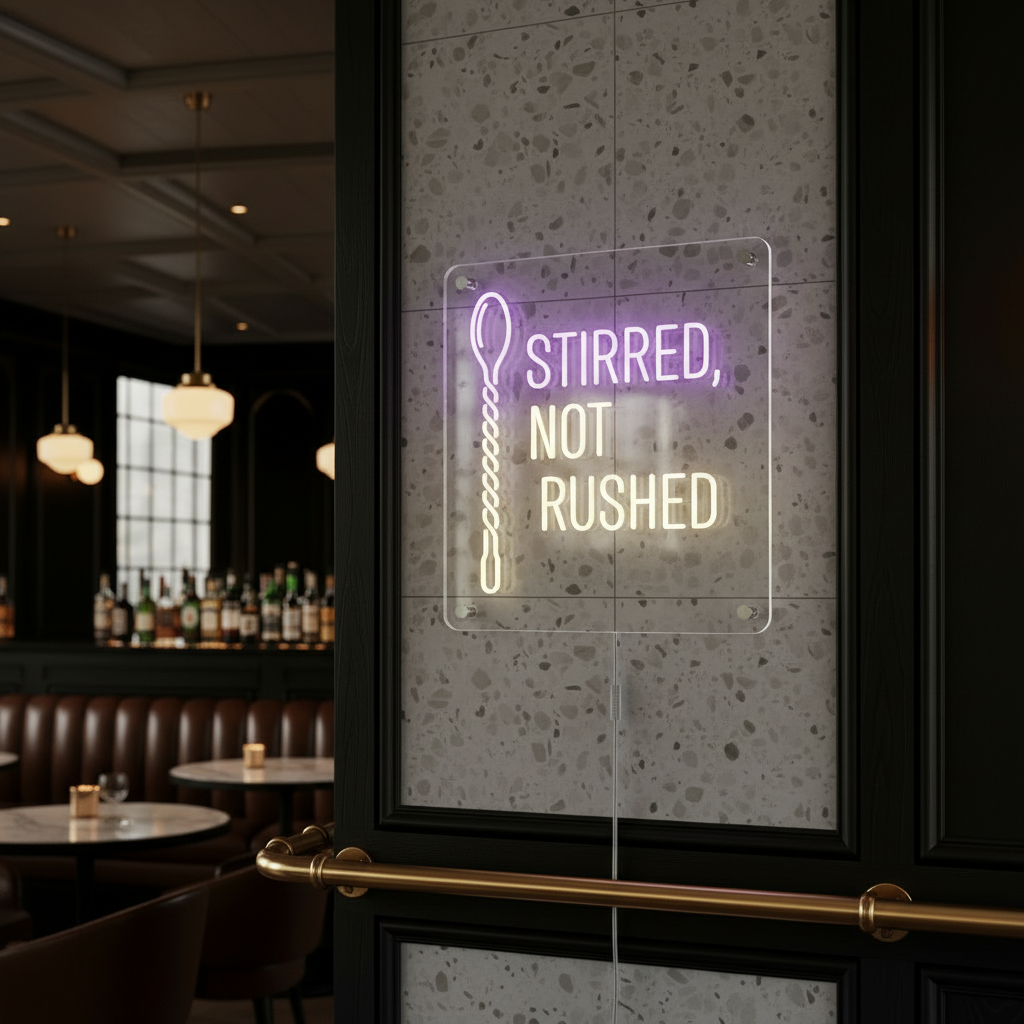 STIRRED, NOT RUSHED variant