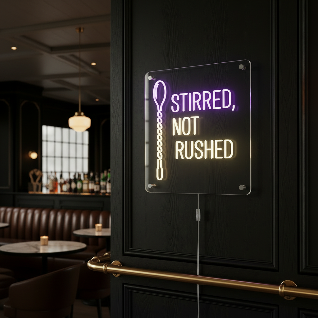 STIRRED, NOT RUSHED variant