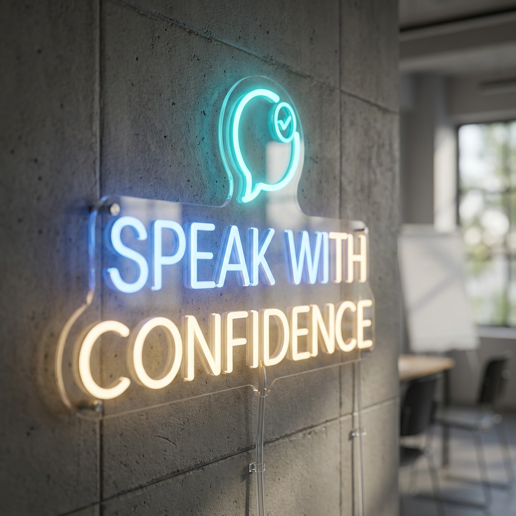 SPEAK WITH CONFIDENCE variant