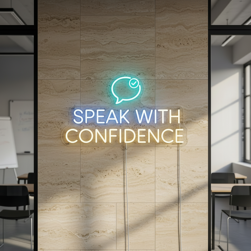 SPEAK WITH CONFIDENCE variant