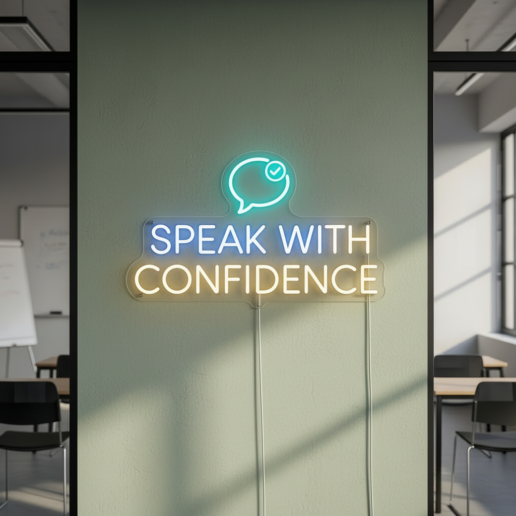 SPEAK WITH CONFIDENCE variant